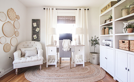 Ashley TerKeurst's Amazing Office Makeover  Home office organization, Home office  storage, Home office decor