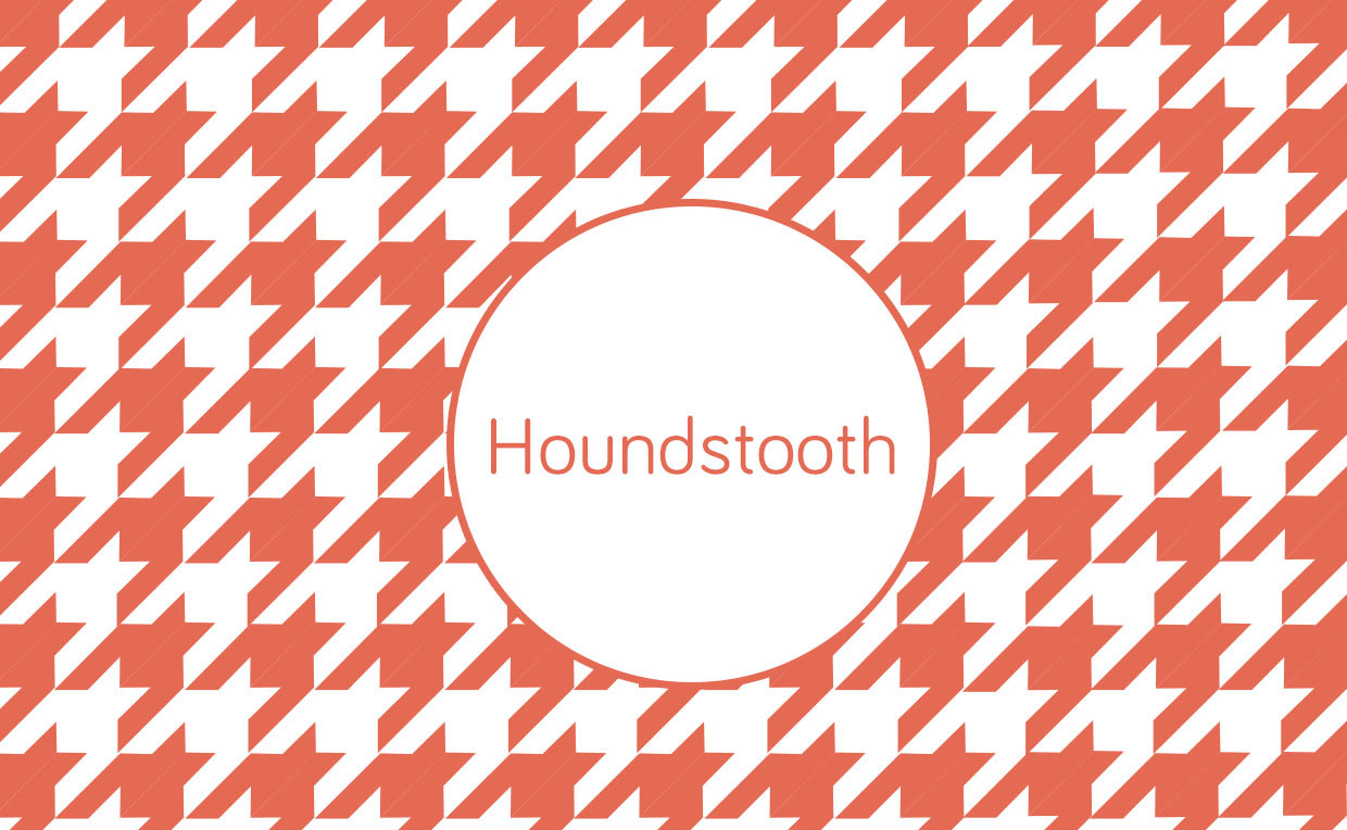 Houndstooth pattern