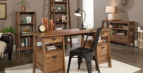 Browse Trestle Style Living Room And Office Furniture Sauder