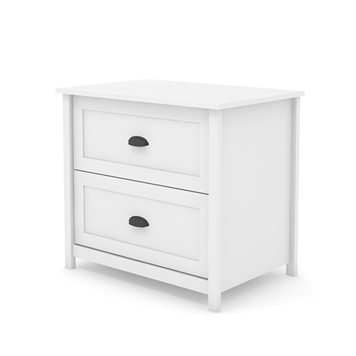 sauder white file cabinet