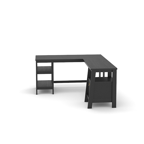 l shaped trestle desk