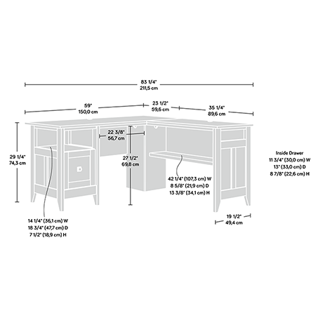 realspace magellan l shaped desk dimensions