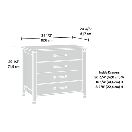 Carson Forge Lateral File 422351 Sauder Sauder Woodworking