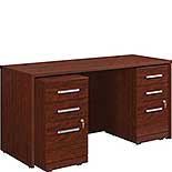 60” x 24" 2-File Double Ped Desk 431779