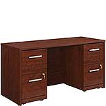 60” x 24" 4-File Double Ped Desk 431782