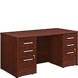 60” x 30" 2-File Double Ped Desk 431787