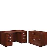 60” x 30" 2-File Double Ped Desk/Lat File 431788