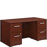 60” x 30" 4-File Double Ped Desk 431790