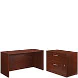 60” x 24" Desk with Lateral File 431804