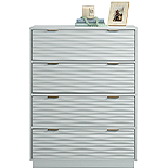 Contemporary 4-Drawer Dresser in White 436749