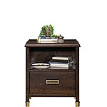 Modern 1-Drawer Night Stand in Deco Cherry 437310