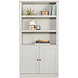 5-Shelf Bookcase with Doors in Glacier Oak 437334