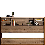 Full/Queen Bookcase Headboard in Timber Oak 443027