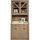 2-Door Base Cabinet & Library Hutch Bundle 443701