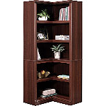 5-Shelf Corner Bookcase in Select Cherry 444767