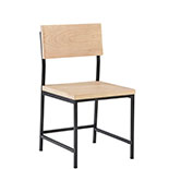 Dining Chair with Wood Seat & Back in Natural 552449