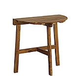 Half Moon Table Plant Stand in Acacia Wood 576838