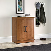 Sauder® HomePlus Sienna Oak® Storage Cabinet, Big Sandy Superstore