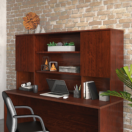 cherry hutch for desk