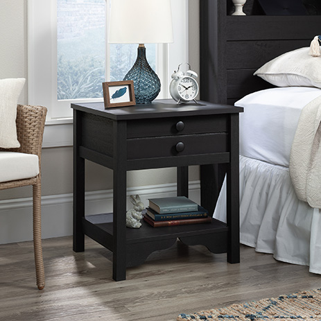 sauder espresso nightstand