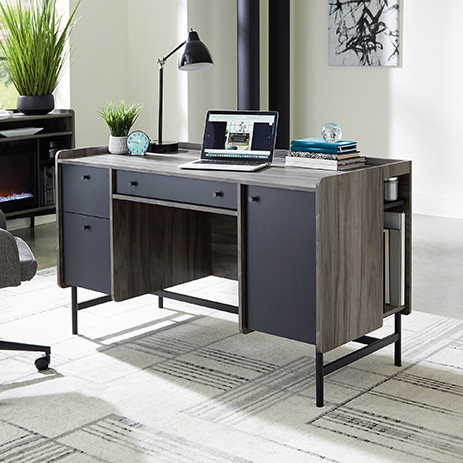 office desk double pedestal