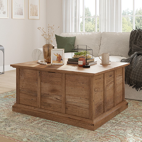 oak sideboard and coffee table