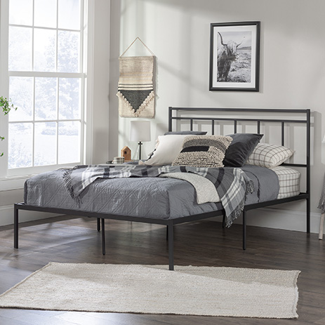 Queen Platform Bed With Headboard 429399