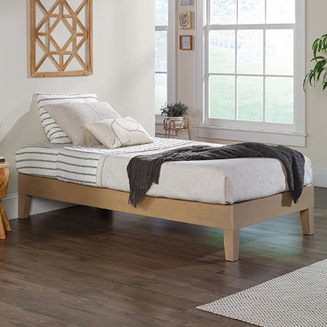 sauder full platform bed