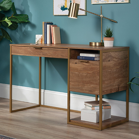 sauder sindoori mango desk