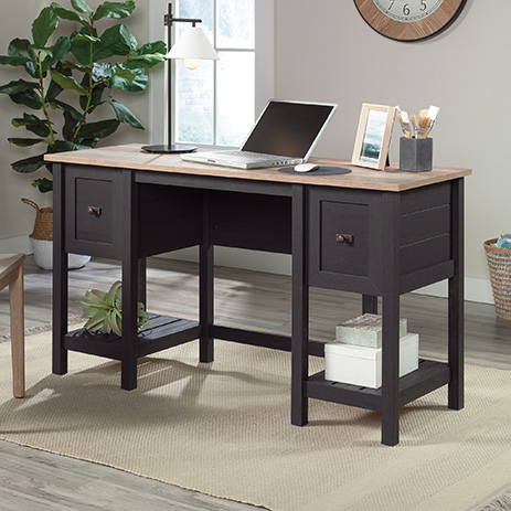 wooden console table desk