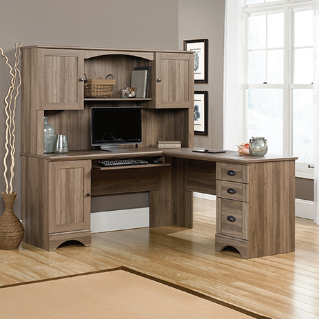 Computer Desk With Hutch 442779