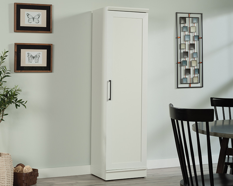 Sauder HomePlus 2-Door Storage Cabinet in Soft White, 1 - Dillons